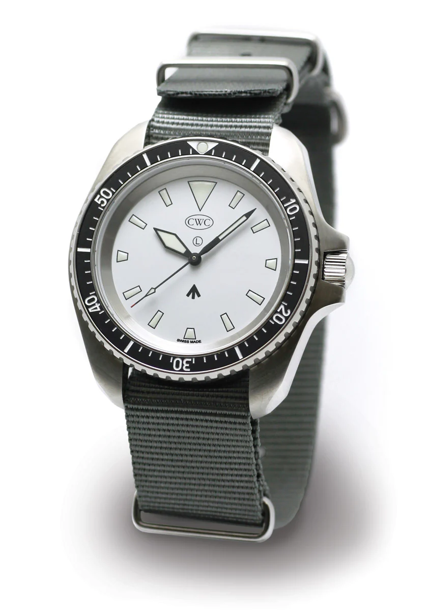 CWC Arctic Radar Automatic Diver Watch (White Dial)